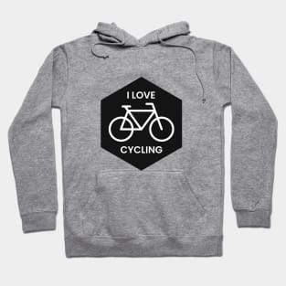 Mountain Cycling Bike Bicycle Biking Lover Black Hoodie